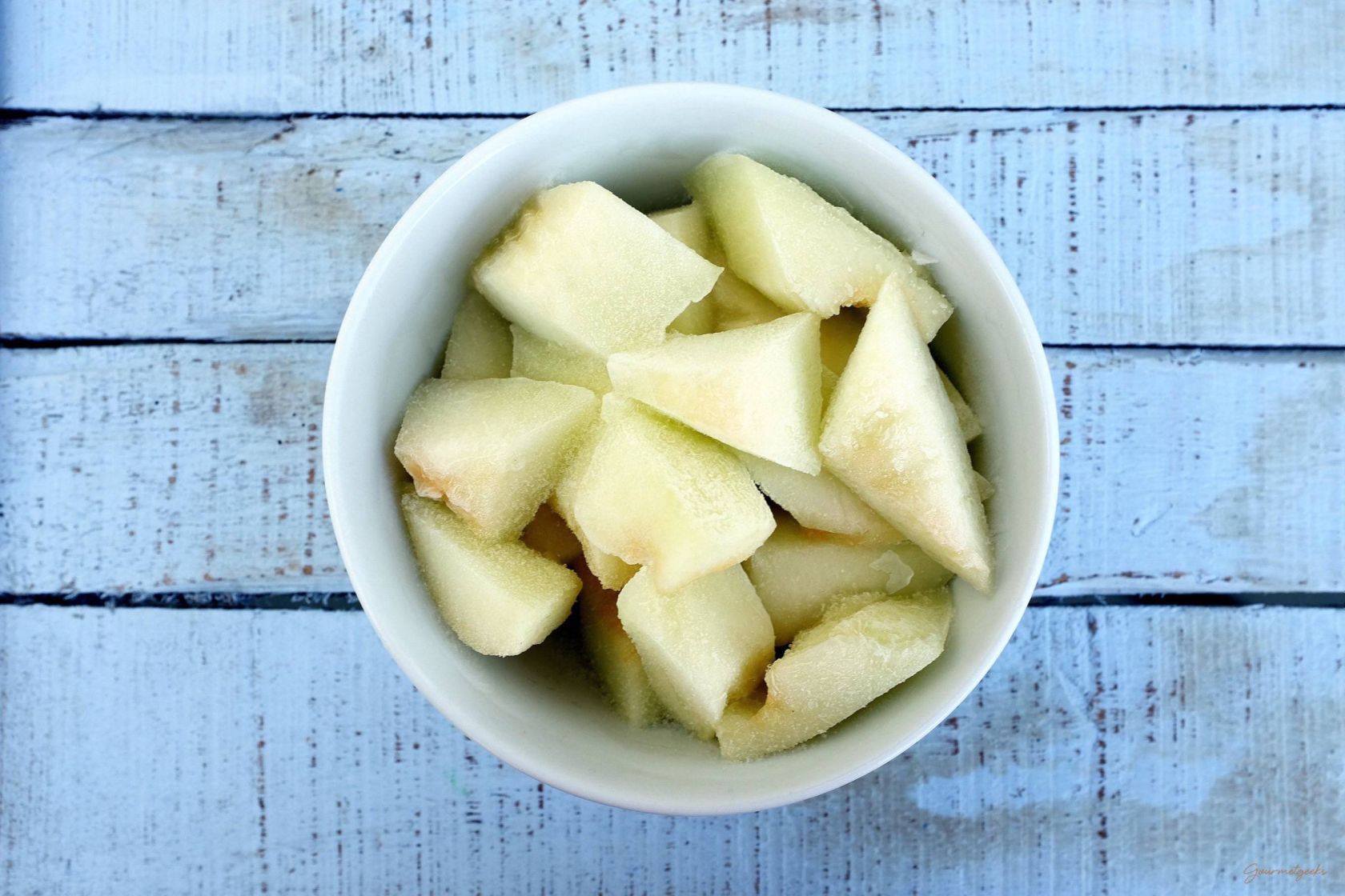 Melonen-Limetten Sorbet mit Basilikum - erfrischend ...