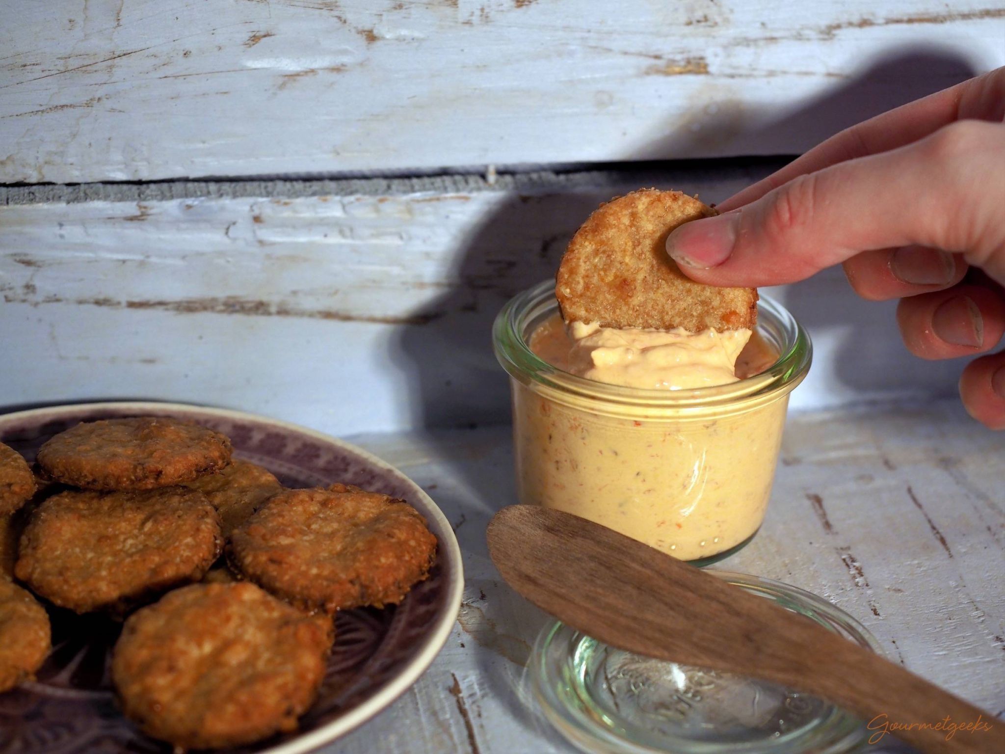 Käse-Möhren-Cracker - Gourmetgeeks